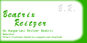 beatrix reitzer business card